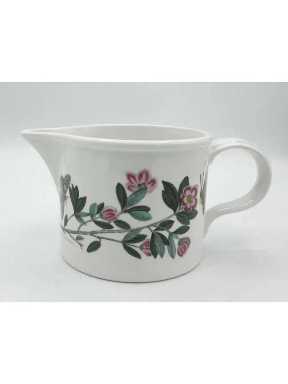 Portmeirion Botanic Garden 16 oz. Gravy Boat/Pitcher Rhododendron Pattern: PRTBO